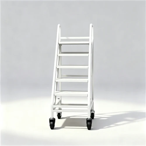 What should be checked before using the Movable Book Ladder?